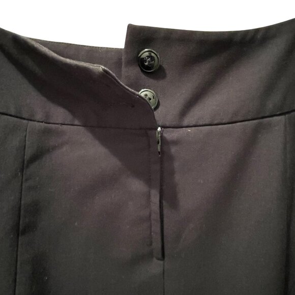 H&M Black Pencil Skirt w/ Zipper and Button Closure, Size 8 - Picture 3 of 4